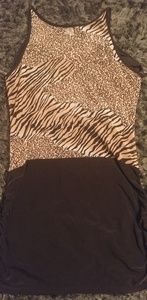 Sheer back Mini Dress